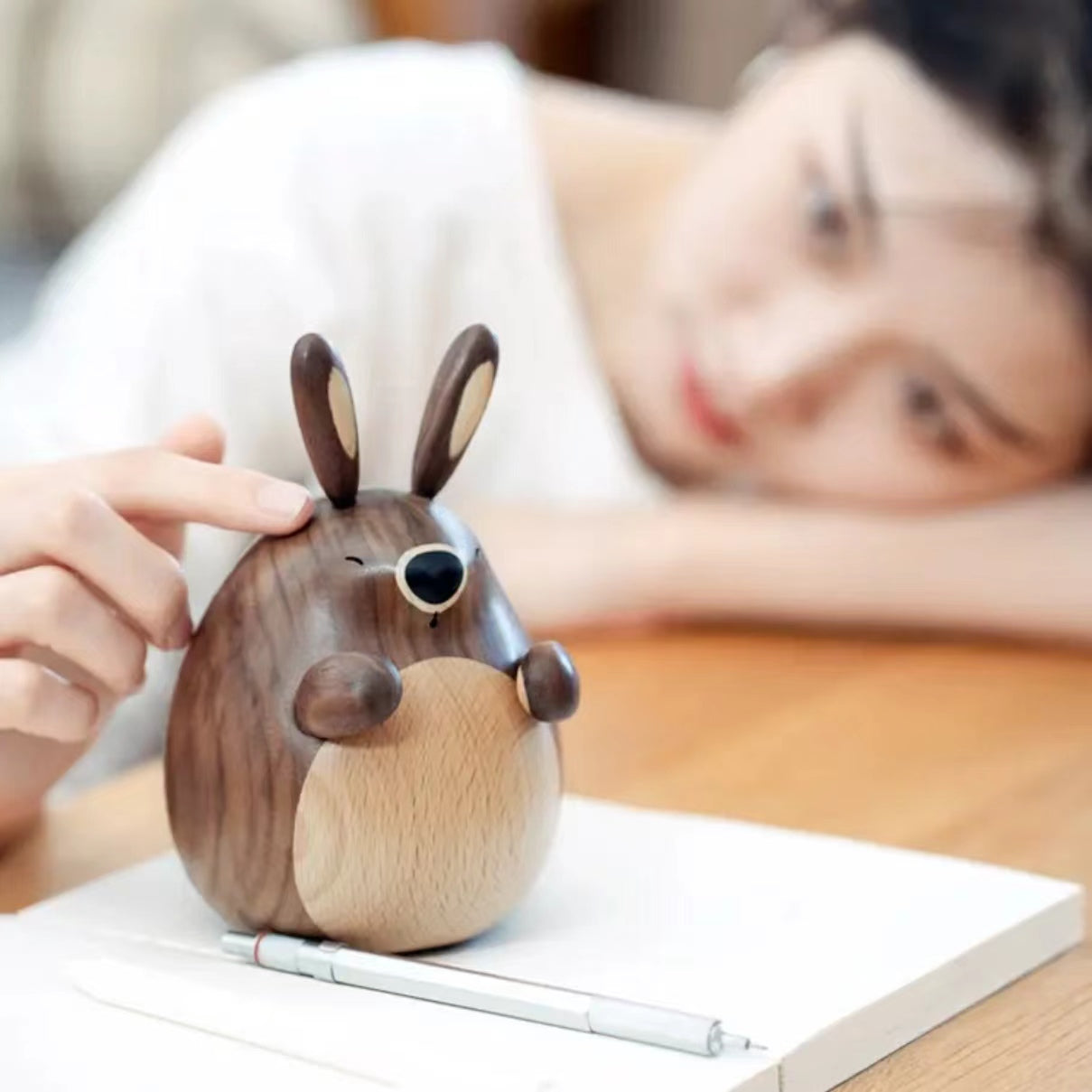 Cute Gift For Friendship Rabbit music box